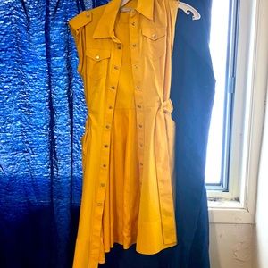 Yellow dress brand new only worn once